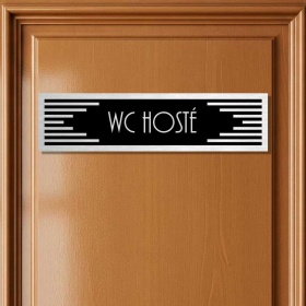 Cedulka na dveře - WC hosté