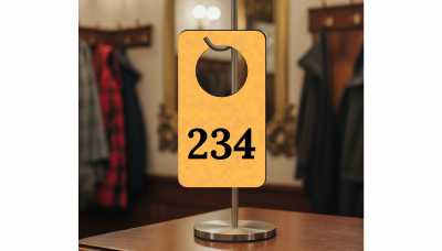 Klíčenky s číslem plastové