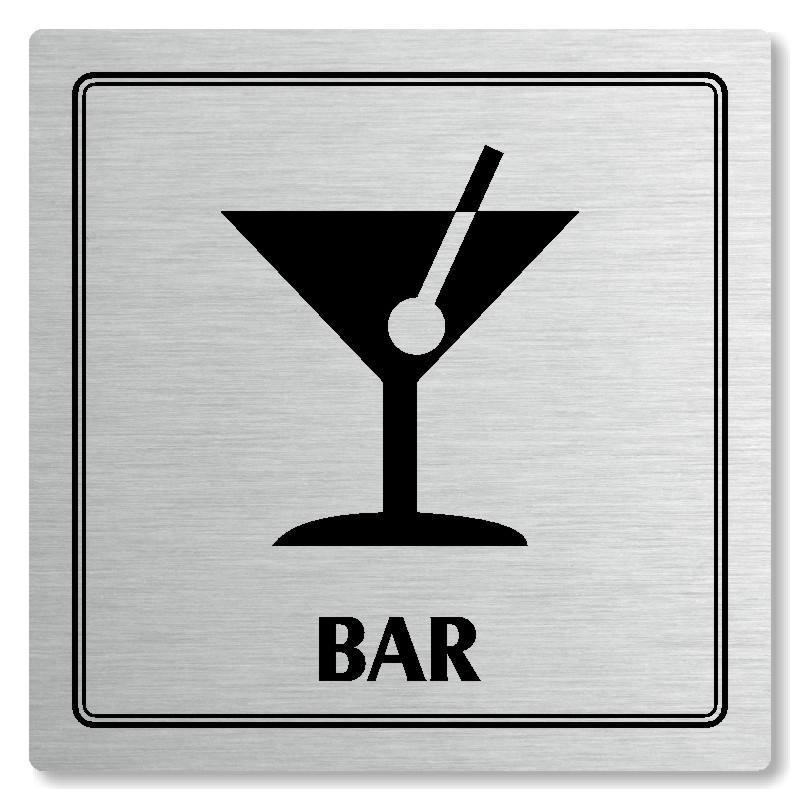 Piktogram Bar – 6 typů rámečků a 4 velikosti